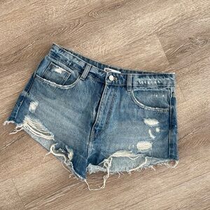 Zara denim shorts
